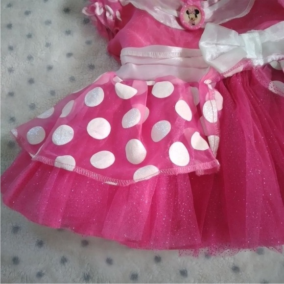Disney Minnie Mouse Pink Dress for a Baby Size 12-18 months - Picture 4 of 8